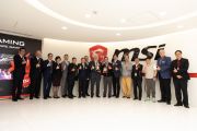 A delegation from the University of California, Riverside (UCR), led by Chancellor Kim Wilcox, visiting MSI Headquarters in Taipei.